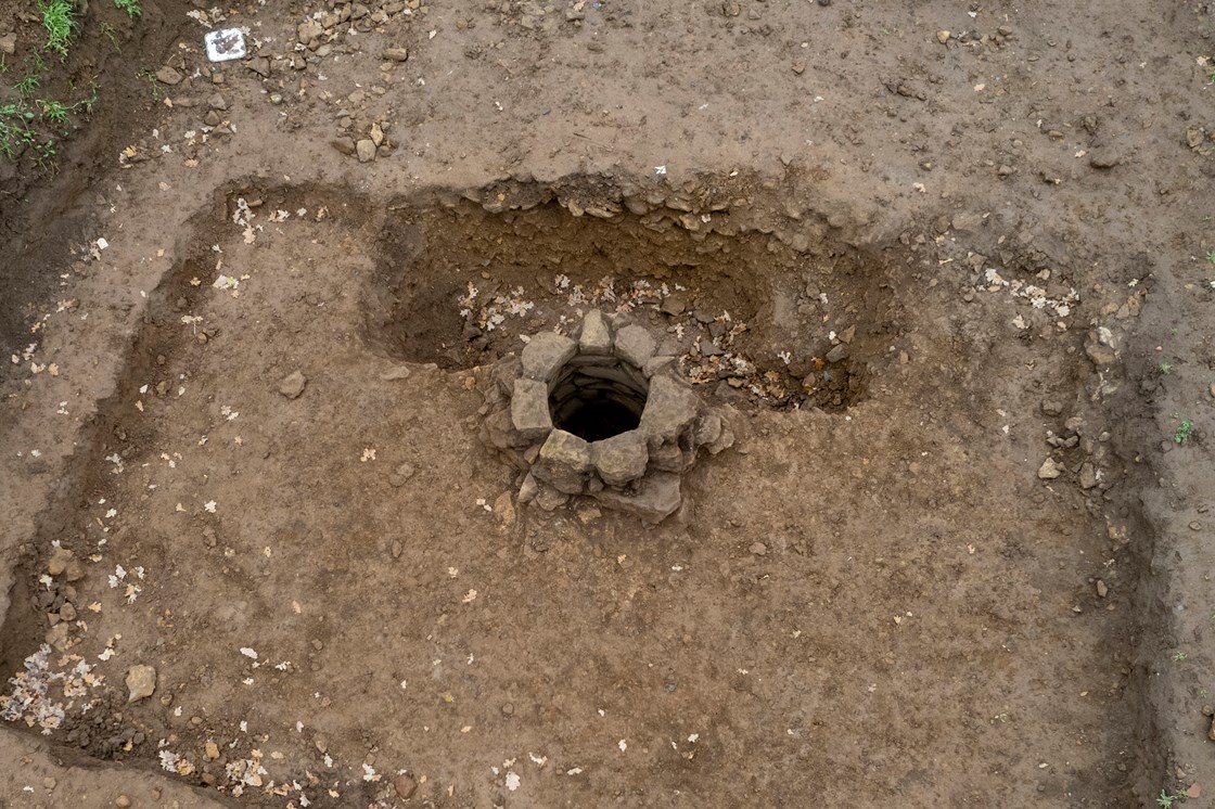 Well discovered at Roman Trading Settlement, Blackgrounds, South Northamptonshire-10: One of four wells uncovered during the archaeological excavation of a wealthy Roman trading settlement, known as Blackgrounds, in South Northamptonshire. 

Tags: Archaeology, Roman, Northamptonshire, Phase One, History, Heritage