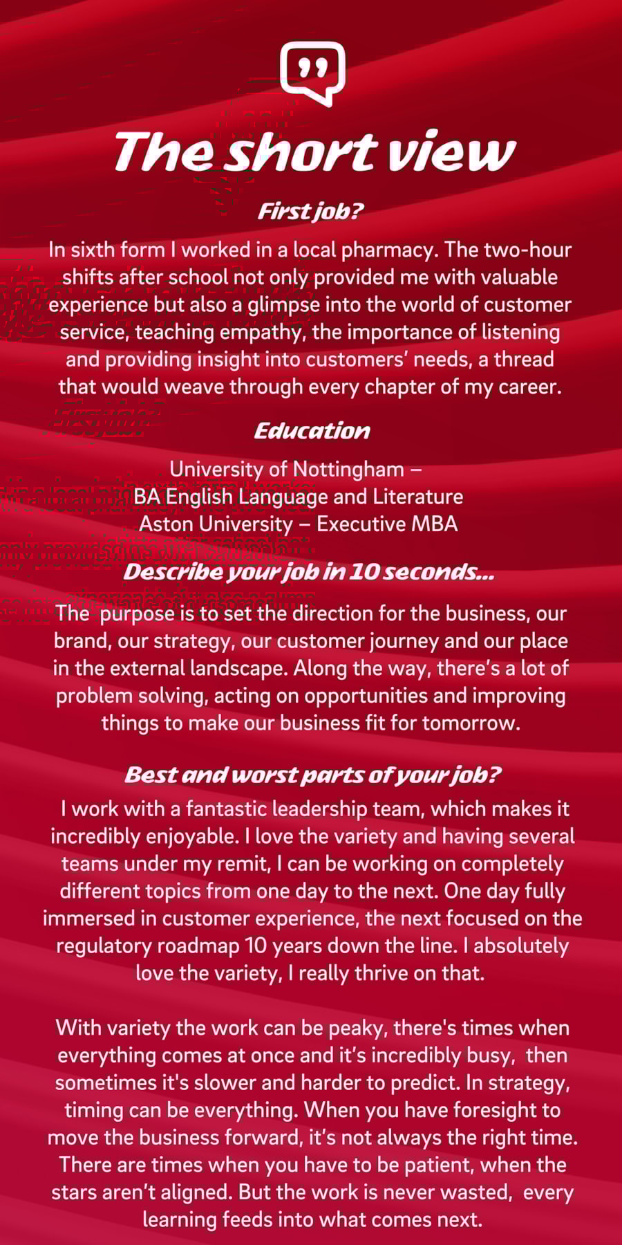 Charlotte Fox quote card