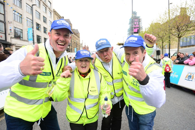 Join the Tour de Yorkshire's band of valued volunteers: tourmakerscredit-swpix.com.jpg