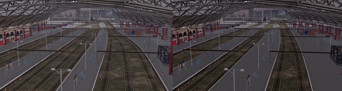 Liverpool Lime Street virtual reality imaging - existting vs future