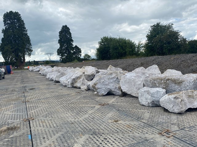 rock armour ready for install Cambrian line1 01072022