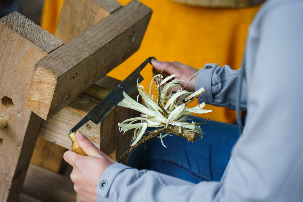 Heritage 3: Woodworking skills on show at a previous New Briggate High Street Heritage Action Zone event held at St John's Church in Leeds.