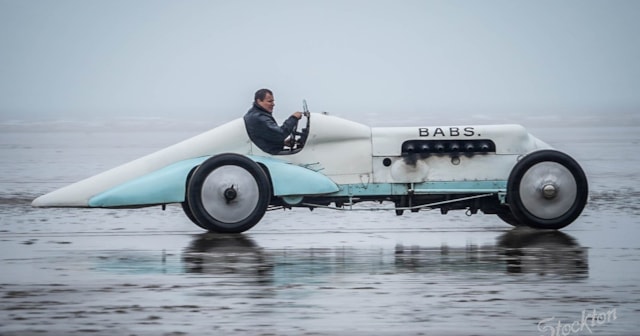 Modern Babs on Pendine Sands