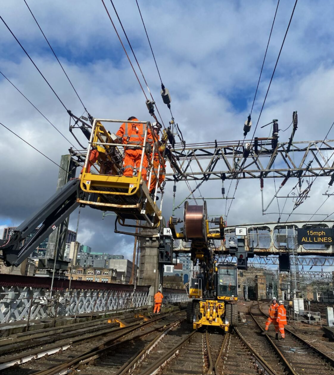 Glasgow Central station work