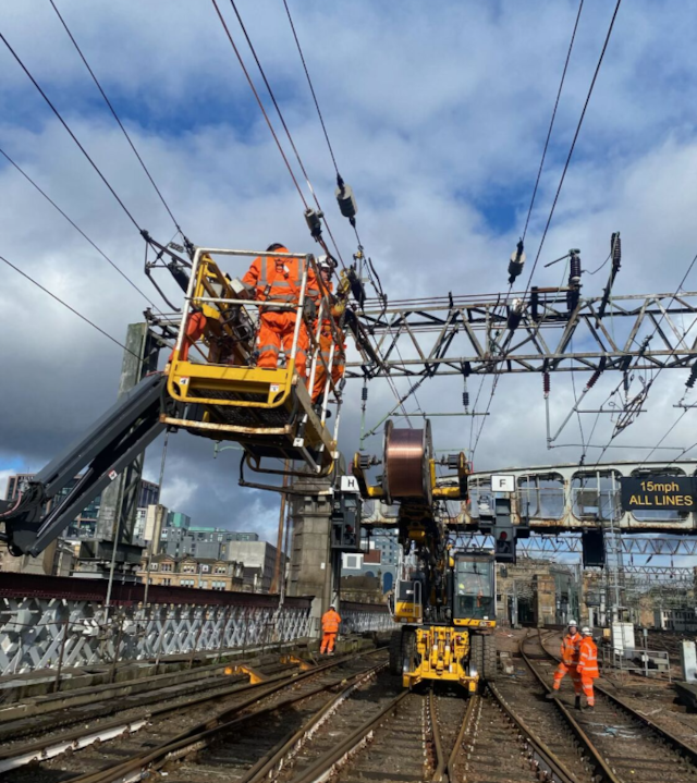 Glasgow Central station work: Glasgow Central station work