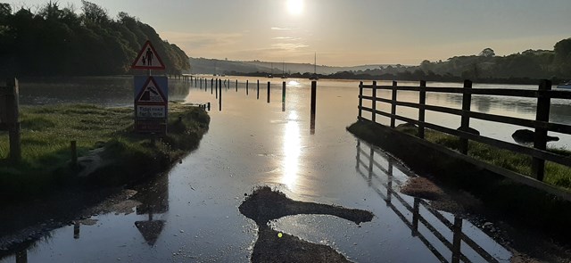 The estuary of the River Avon near Aveton Gifford, Devon