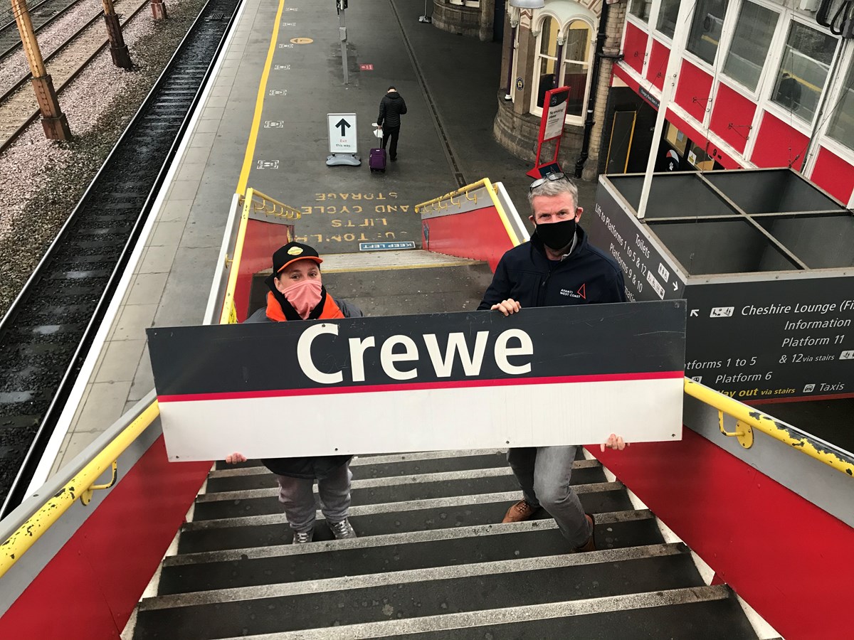 Crewe Station Sign - Winner