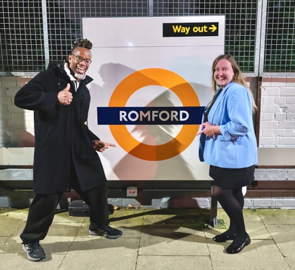 Three inspirational people from Havering selected as winners of TfL’s London Overground Liberty line competition: TfL Image - London Overground Liberty line winners, Lauren Hayden and Weininger Irwin