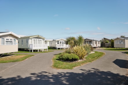 Caravan view at Church Farm