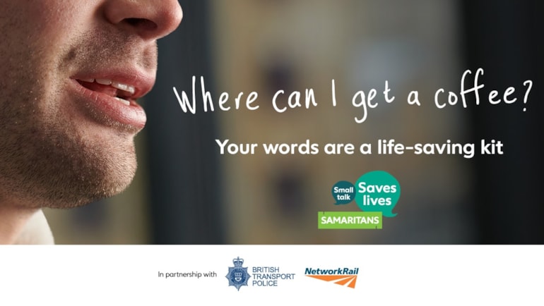 Small Talk Saves Lives: Network Rail backs Samaritans campaign as life-saving interactions almost double