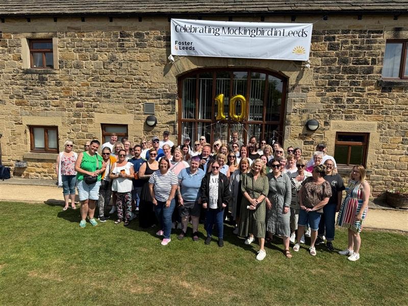 Mockingbird hub anniversary: An event was held at Herd Farm Activity Centre to celebrate 10 years of mockingbird hubs in Leeds.