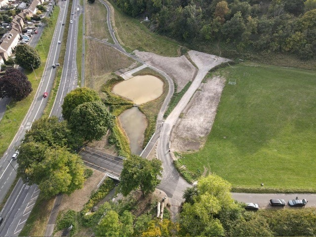 Rainscape from above2 (credit BHCC Flood Risk team)