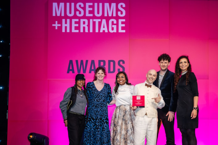 Leeds groundbreaking Hip Hop exhibition claims global award: Members of the Hip Hop Historian Society and LCM team members - Winners at MandH Awards 2024