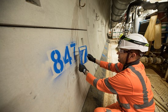 HS2's first London tunnel reaches one mile: Tunnel ring 847 is the one mile marker for the London tunnels. 
HS2 TBM Sushila has completed one mile of tunnelling.