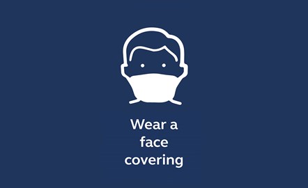Wear a face covering