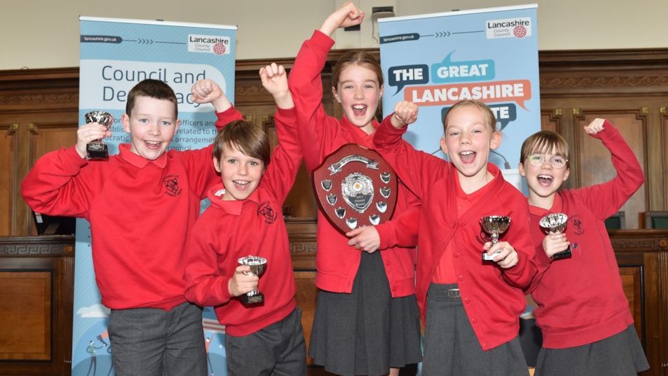Edenfield Church of England Primary School winning team
