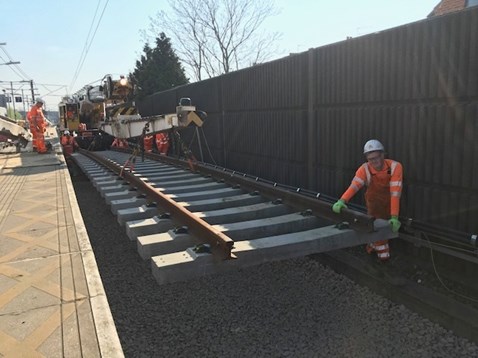 WestHam track renewals Easter Saturday