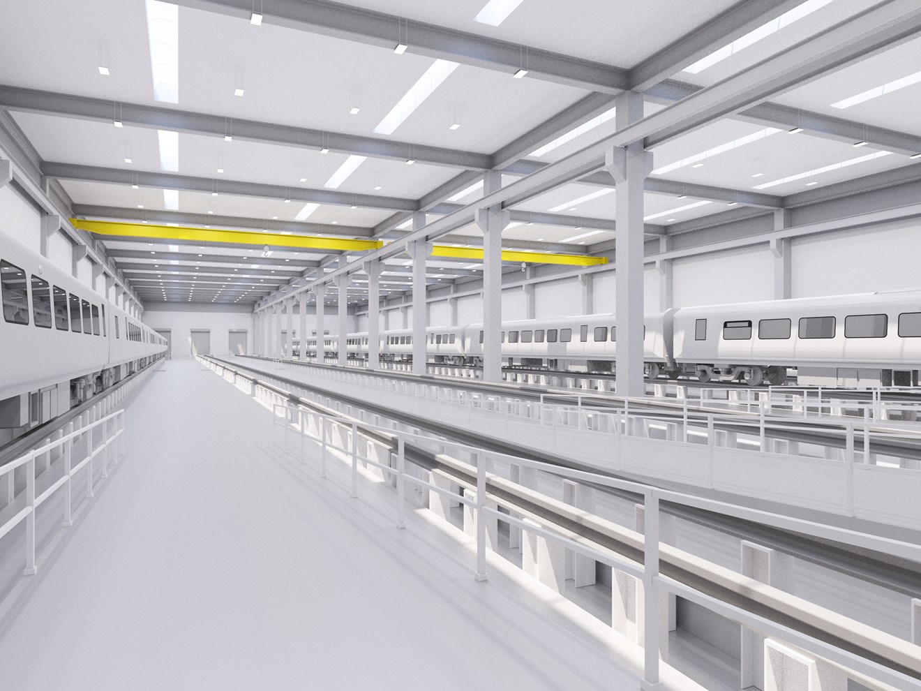 Siemens plans new rail factory in Goole Interior artist impression-2