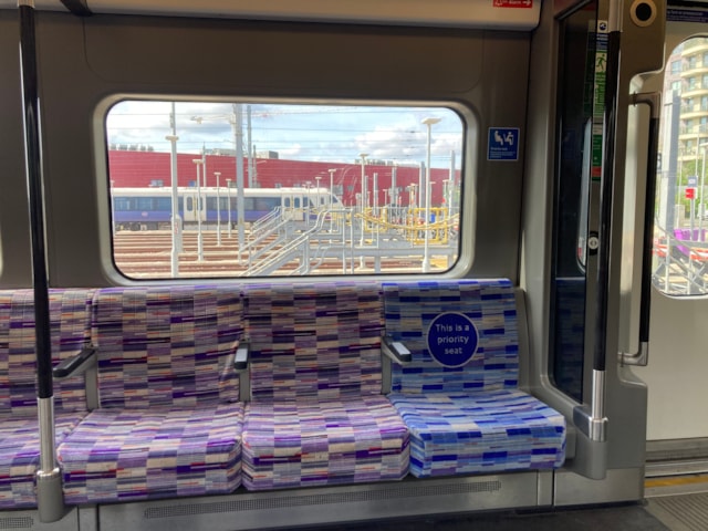 TfL Image - Priority seating moquette 1