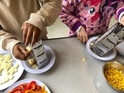 Children learn about food nutrition at HAPpy camps-2