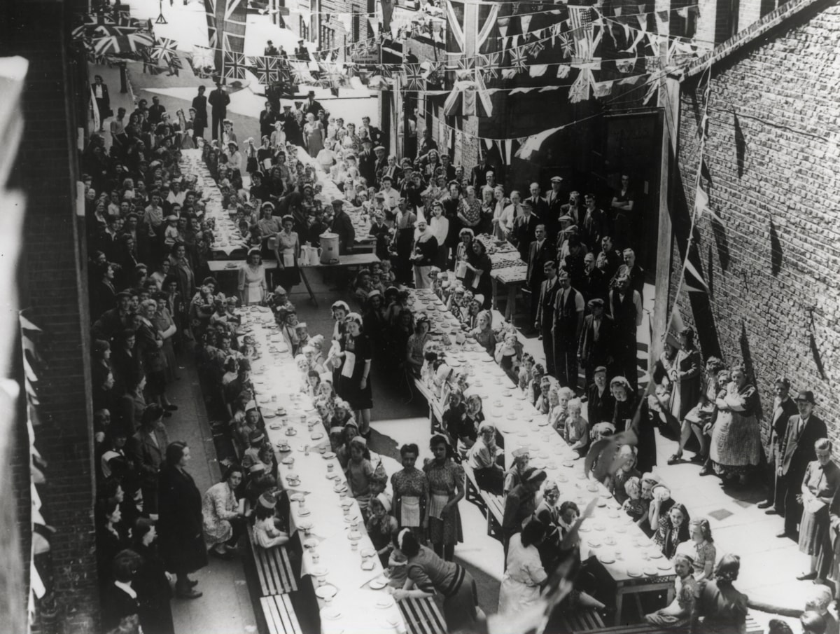 VE Day Street Party, Seward Street. Image credit Local History Centre-3