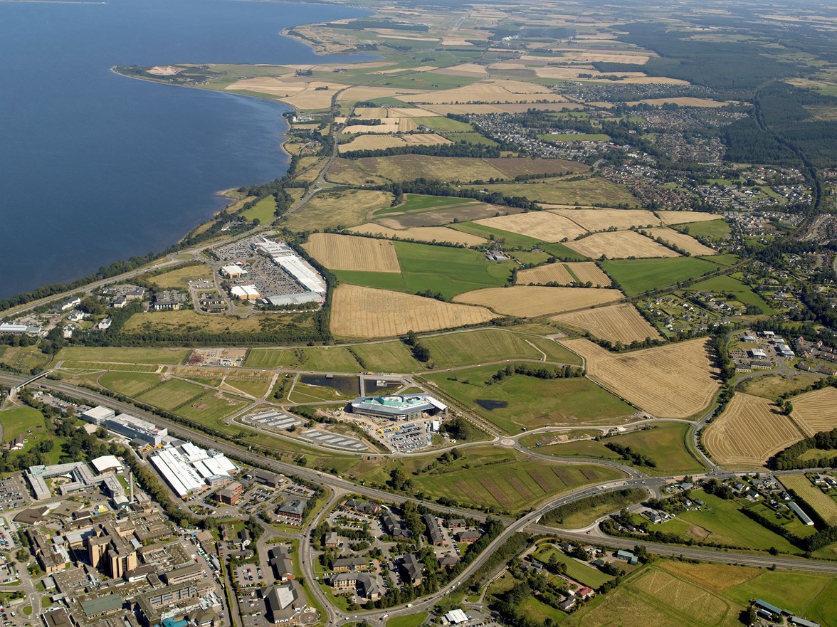 A9-A96 Inshes to Smithton - aerial