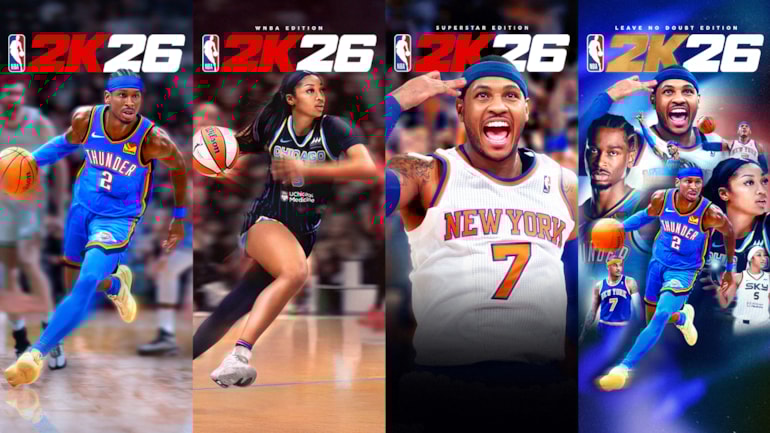 NBA® 2K26 Unveils 2025 MVP and Finals MVP Shai Gilgeous-Alexander, WNBA All-Star Angel Reese, and Hall of Famer Carmelo Anthony as Cover Athletes