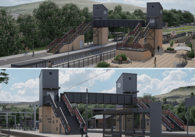 Slaithwaite and Marsden stations CGIs