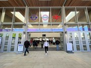 TfL Image - Ealing Broadway Station Entrance with passengers
