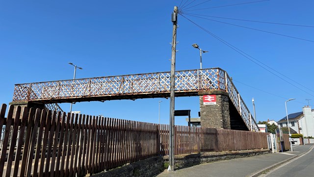 Harrington station footbridge