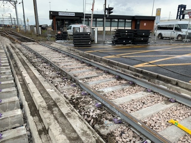 Harwich branch line track renewals 2