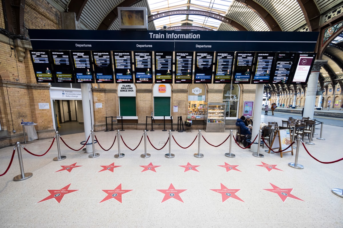 LNER Stars in place in York Station