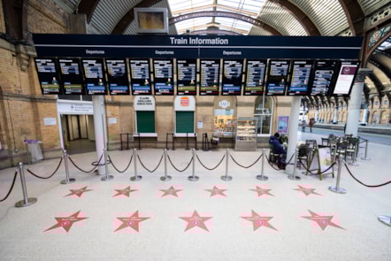 LNER Stars in place in York Station