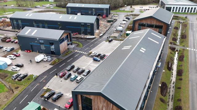 Westcott Space Hub overhead shot Credit Skyports Drone Services
