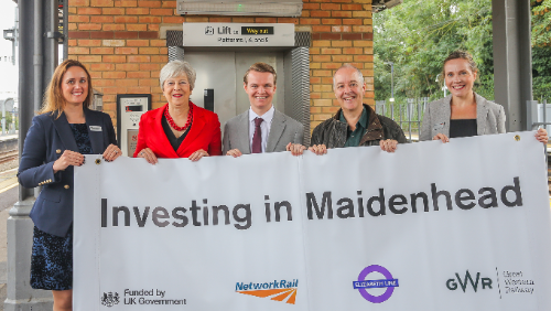 Maidenhead lift and staircase