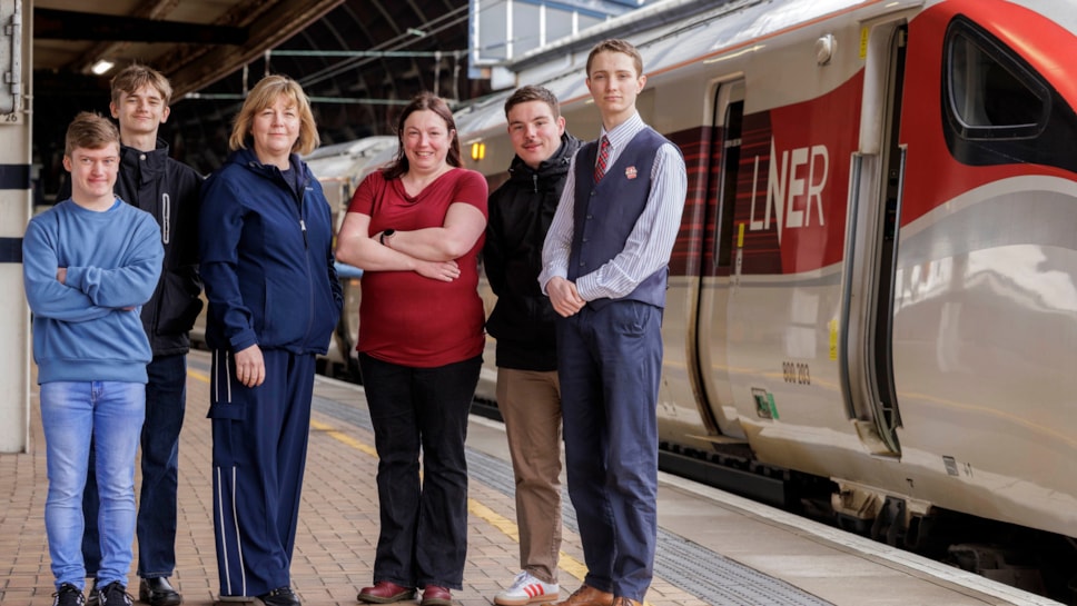 Job Coach Maria Wilds and Co-Ordinator Rachel Fowler with the current cohort