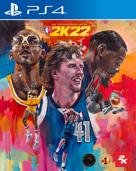 NBA 2K22 - Cover - NBA 75th Anniversary Edition - PS4