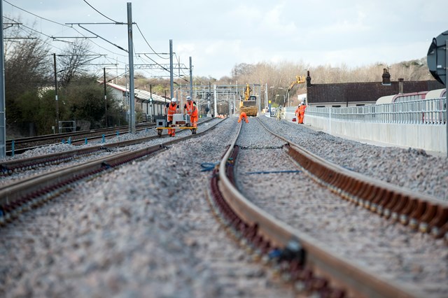 Rail minister visits new £59m Ipswich rail link: Transport minister Stephen Hammond was in Ipswich on Friday 21 March to see the newly completed 1.2km stretch of railway built by Network Rail to increase capacity for freight trains and ease a major bottleneck affecting passenger services on the Great Eastern Main Line.