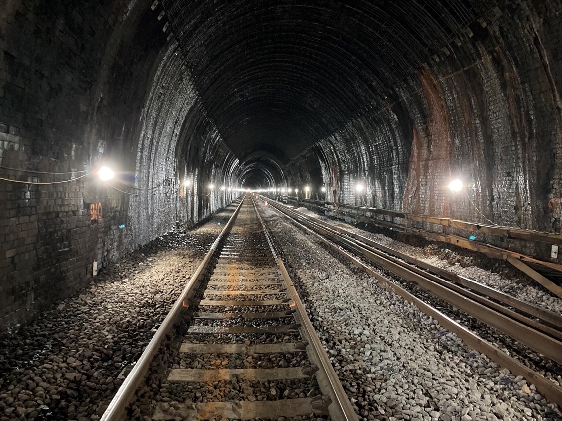 Major track upgrades at Clay Cross and Milford tunnels 3