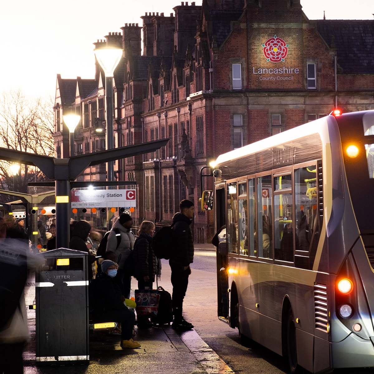 County Hall bus shelter