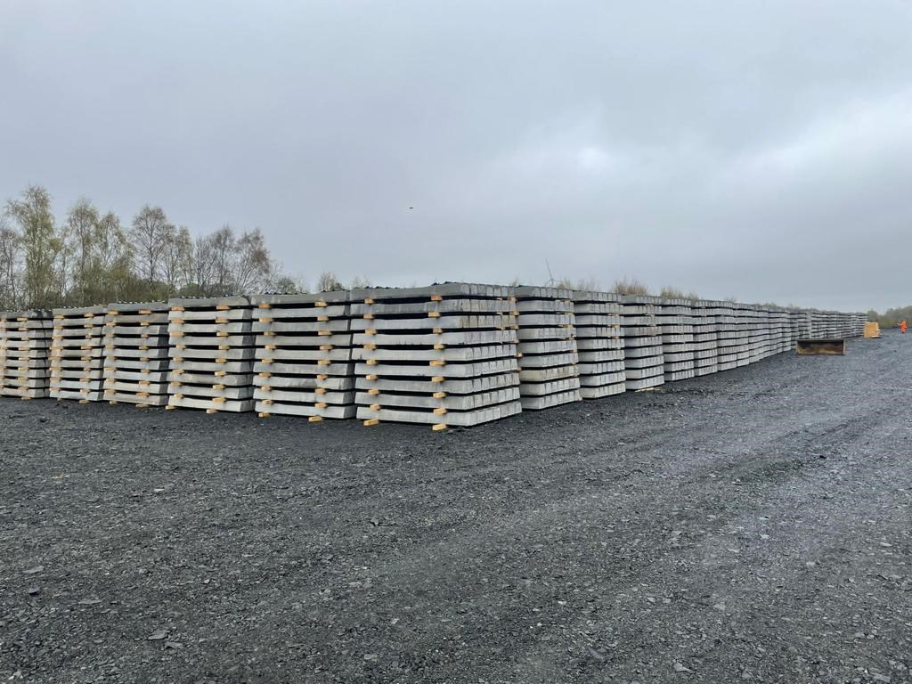 Former railway yard supports work to reinstate Levenmouth rail link: Sleepers at Thornton Yard in Fife