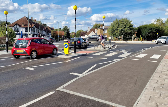 TfL Image - Wickham Road roundabout, Bromley