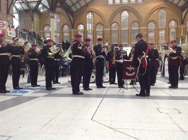 Paras at London Liverpool St: 2015 London Poppy Day