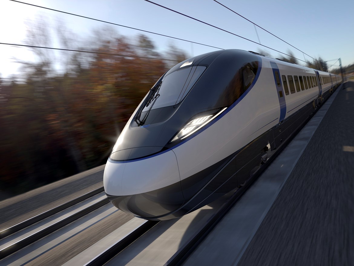 HS2 to be powered by zero carbon energy from Day One: Artists impression of an HS2 train-2