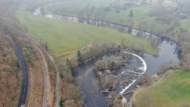 Horseshoe Falls - River Dee - credit NRW