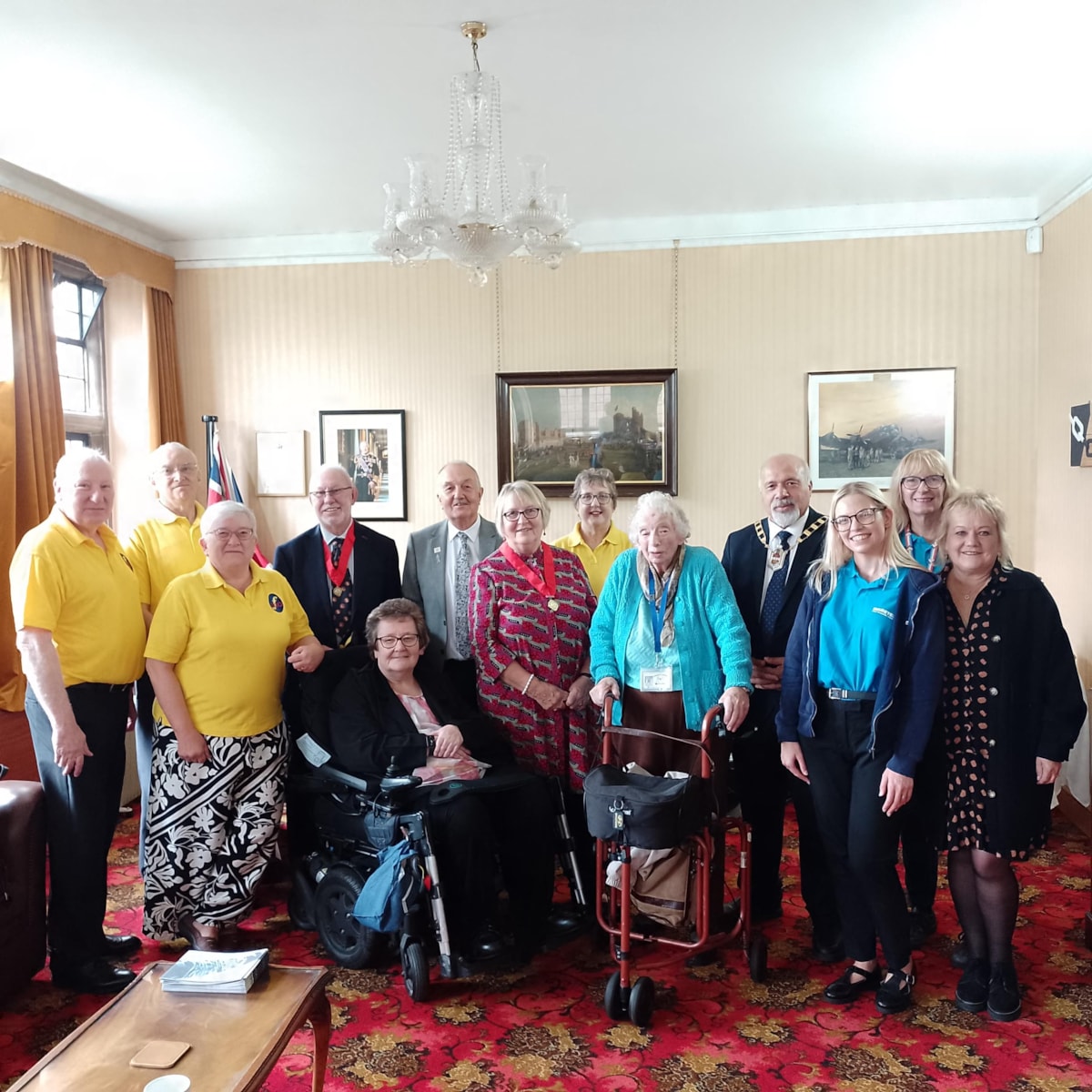 The former Mayor of Dudley with her charities