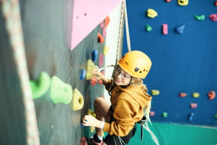 Lydstep Beach climbing wall