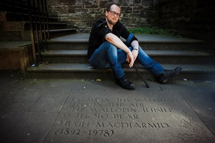 In collaboration with Creative Scotland, the National Library of Scotland has appointed Dr Michael Dempster as the new Scots Scriever. He will promote the use of the Scots language across Scotland and will be based at the library for a two-year residency. (Photograph: MAVERICK PHOTO AGENCY)