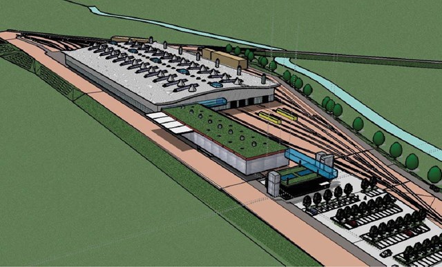 Woodhouse Junction - Artist's impression: An artist's impression of how the National Engineering Centre at Woodhouse Junction might look.