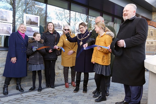 New and improved Maidstone East station opens - providing welcoming gateway to town centre: Ribbon cutting at Maidstone East's new station building